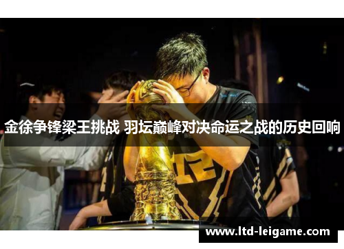 金徐争锋梁王挑战 羽坛巅峰对决命运之战的历史回响